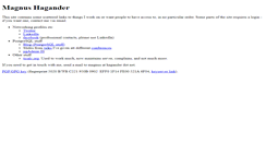 Desktop Screenshot of hagander.net